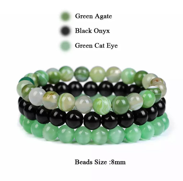 Beaded Bangles Lime