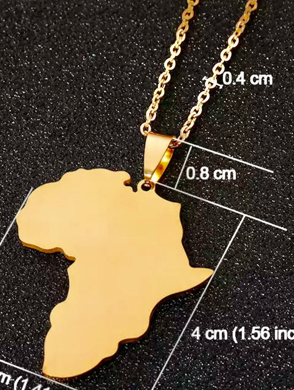 African pendant necklace