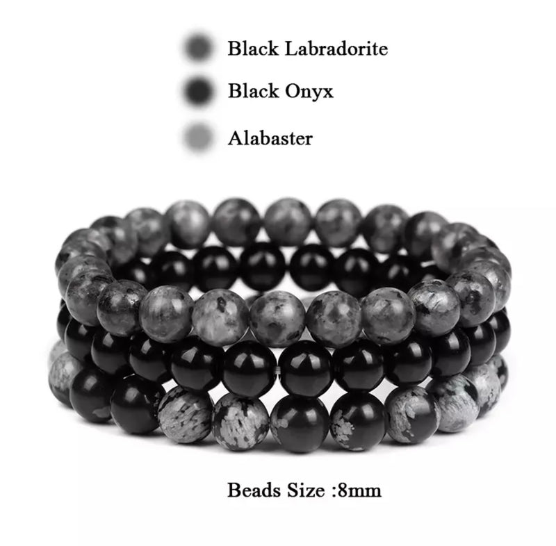 Beaded Bangles Gryblk